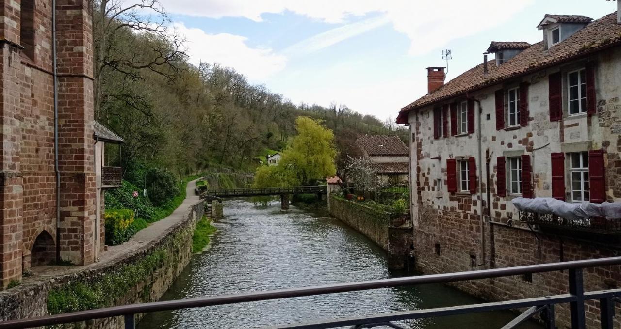 Saint Jean Pied De Port. Centre Ville. Rue Pietonne Luaran gambar